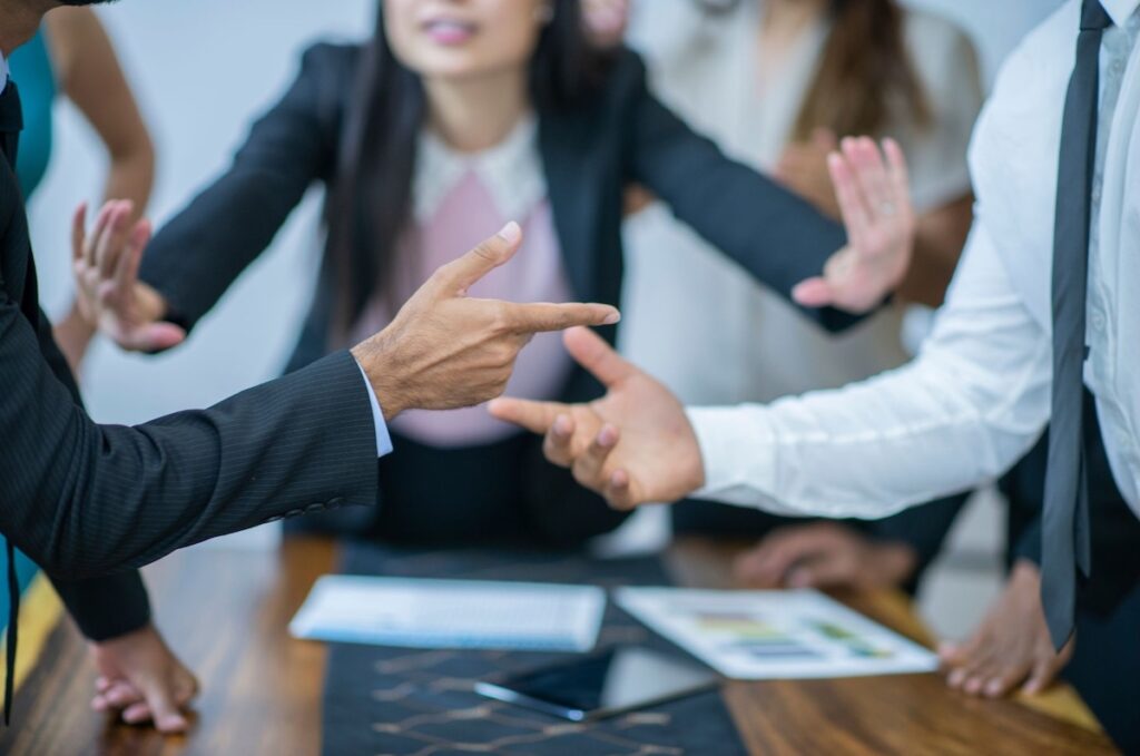 Business disagreement