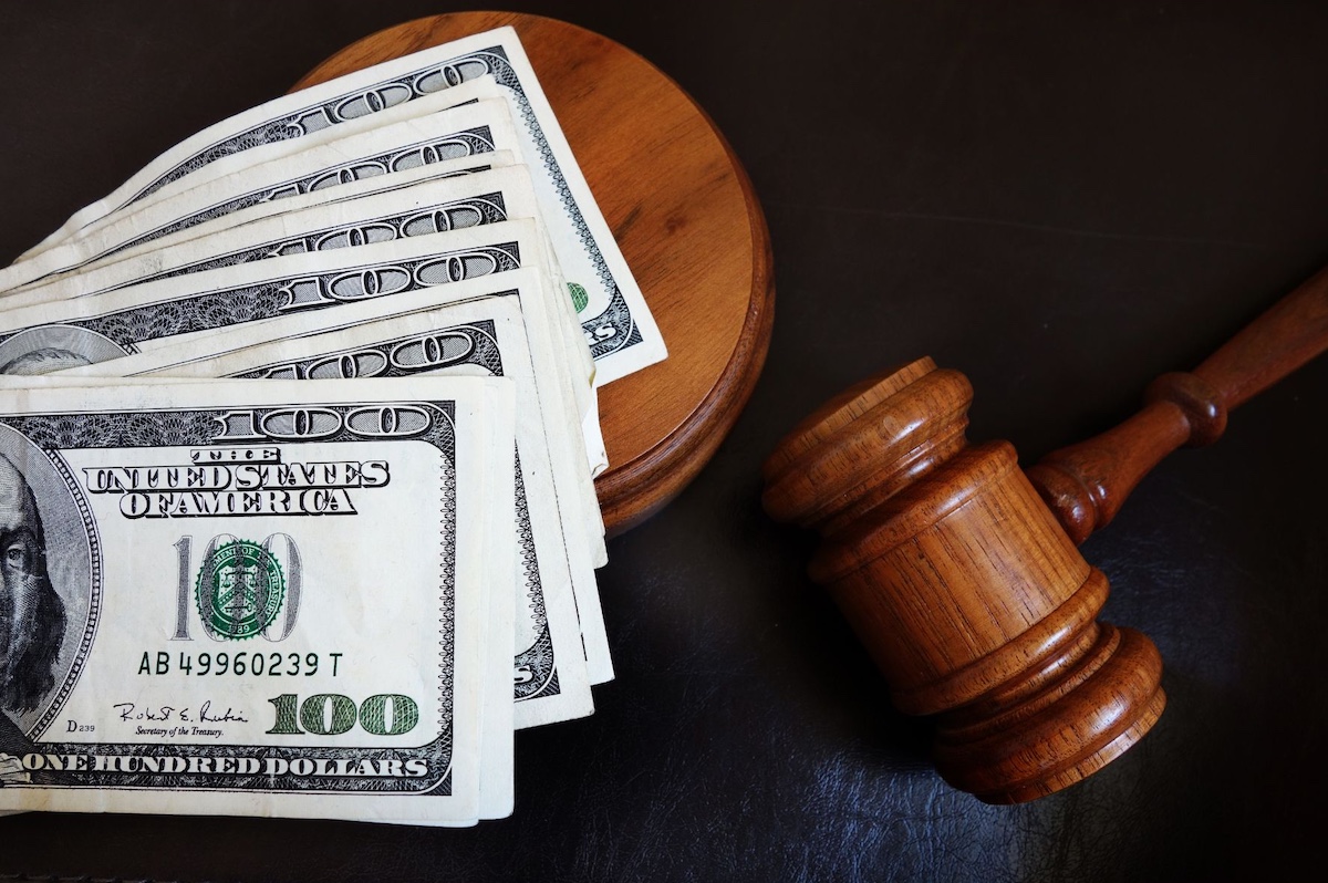 Money and a gavel
