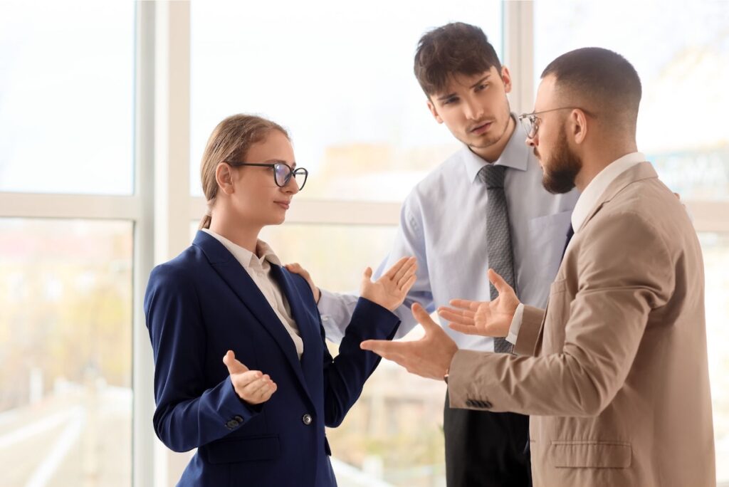 Business dispute negotiation