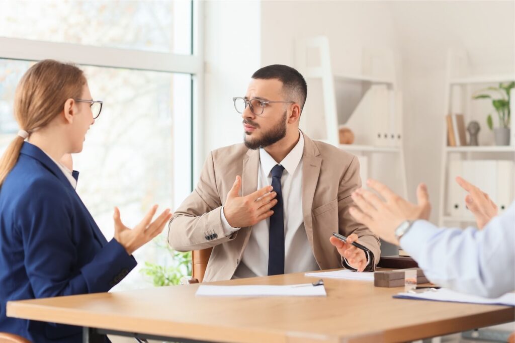 Business disagreement