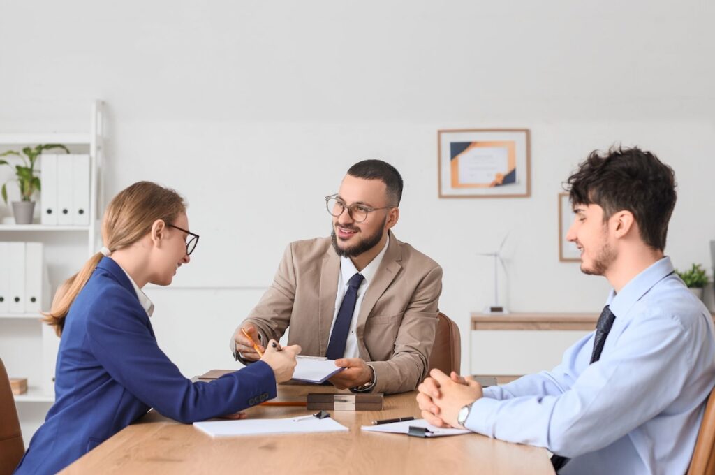 Mediation between two parties