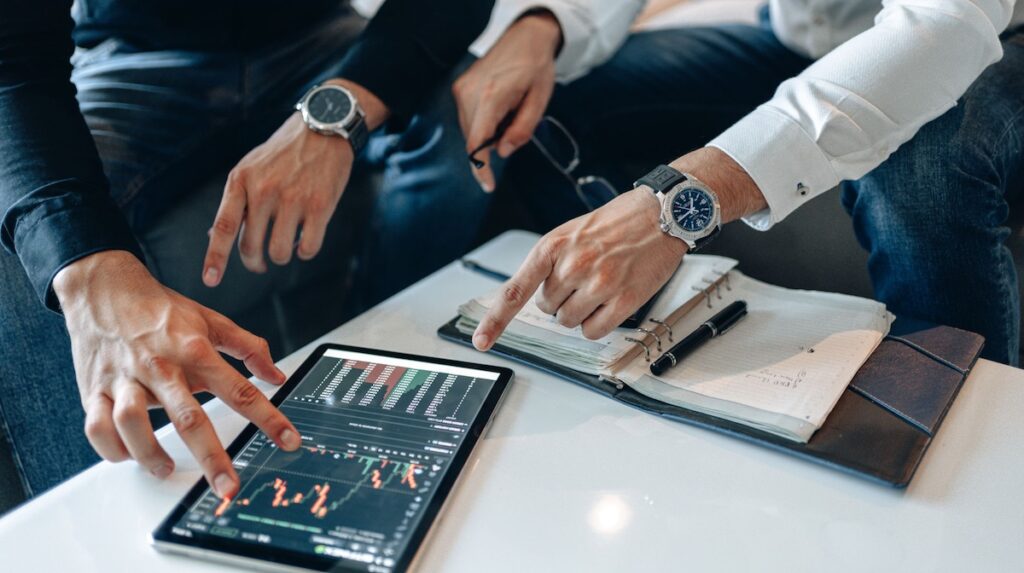 Reviewing investment data