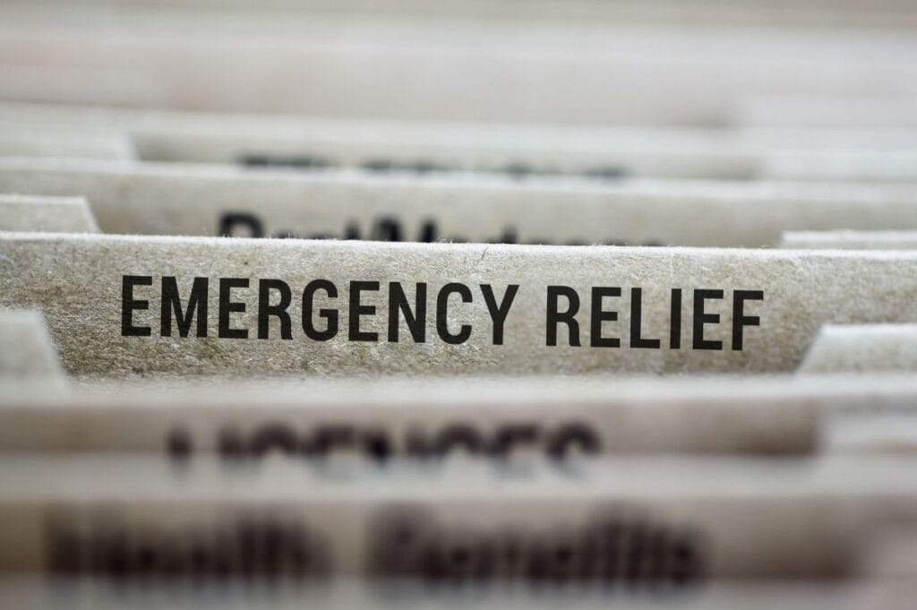 File reading emergency relief