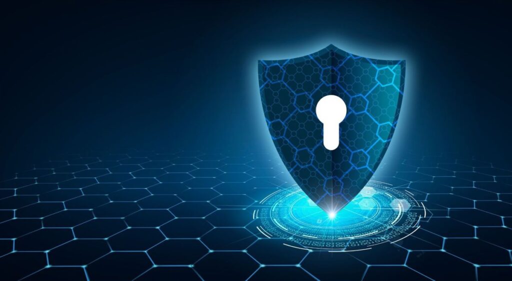 Shield made of code